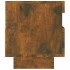 Mueble de TV con luces LED color roble ahumado 80x35x40