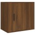 Mesitas de noche de pared 2 uds roble marrón 50x30x47
