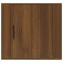 Mesitas de noche de pared 2 uds roble marrón 50x30x47