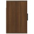 Mesitas de noche de pared 2 uds roble marrón 50x30x47