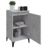 Mesitas de noche 2 uds madera gris hormigón 40x35x70