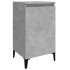 Mesitas de noche 2 uds madera gris hormigón 40x35x70