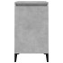 Mesitas de noche 2 uds madera gris hormigón 40x35x70