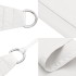 Toldo de vela rectangular tela Oxford blanco 4x6