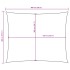 Toldo de vela rectangular tela Oxford blanco 4x6