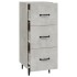 Aparador de madera contrachapada gris hormigón 34,5x34x90