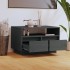 Mueble de TV de madera maciza de pino gris 60x35x37