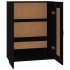 Armario colgante de pared negro 69,5x32,5x90