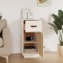 Aparador de madera maciza de pino blanco 34x40x75