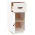 Aparador de madera maciza de pino blanco 34x40x75