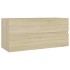 Mueble lavabo madera contrachapada roble Sonoma 100x38,5x45
