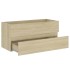 Mueble lavabo madera contrachapada roble Sonoma 100x38,5x45