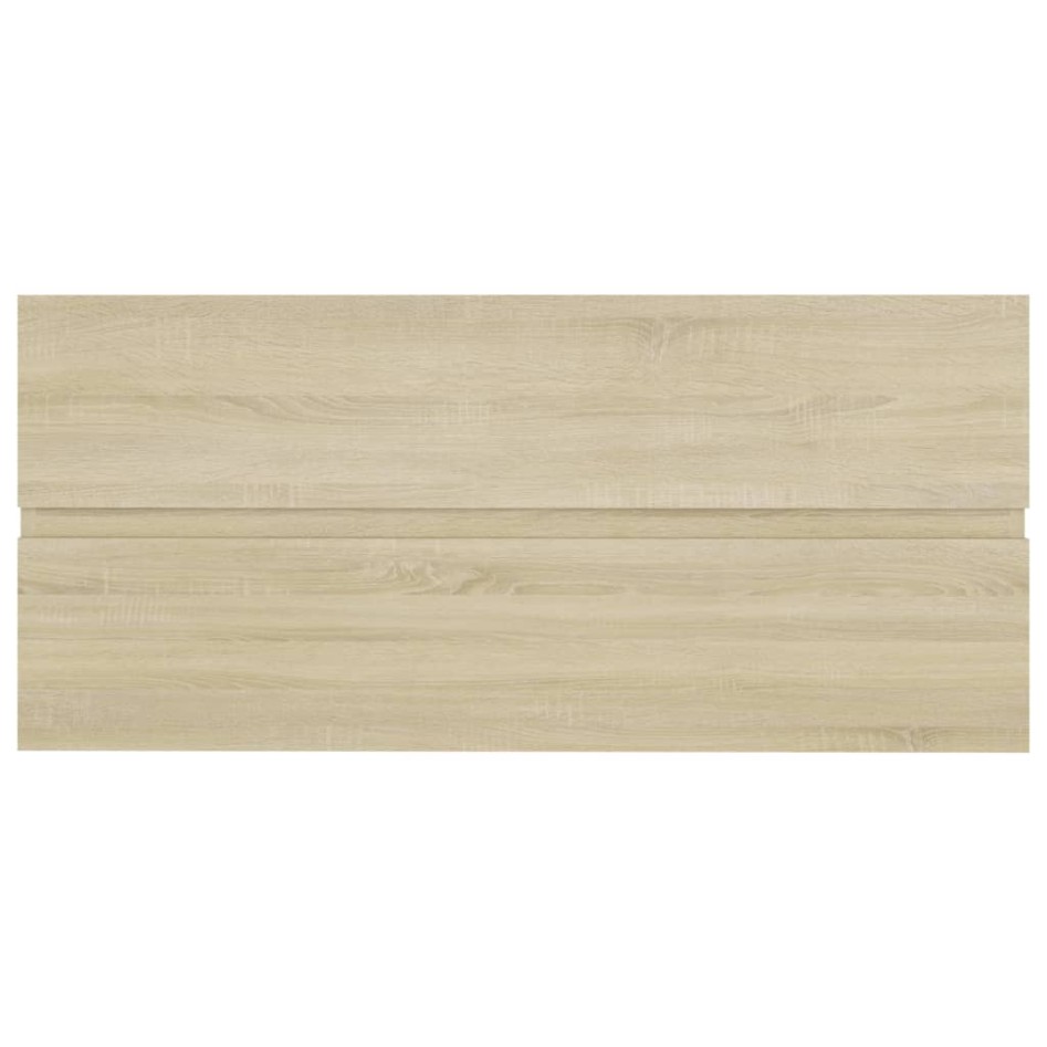 Mueble lavabo madera contrachapada roble Sonoma 100x38,5x45