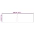 Paneles de privacidad 4 uds PVC crema 35x0,19