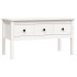 Mesa de centro de madera maciza de pino blanco 102x49x55