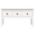 Mesa de centro de madera maciza de pino blanco 102x49x55
