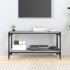 Mueble para TV contrachapada y acero gris Sonoma 80x33x41