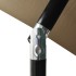 Sombrilla de jardín de 3 niveles con palo de aluminio taupe 2