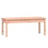 Banco de jardín madera maciza abeto de Douglas 109x44x45