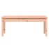 Banco de jardín madera maciza abeto de Douglas 109x44x45