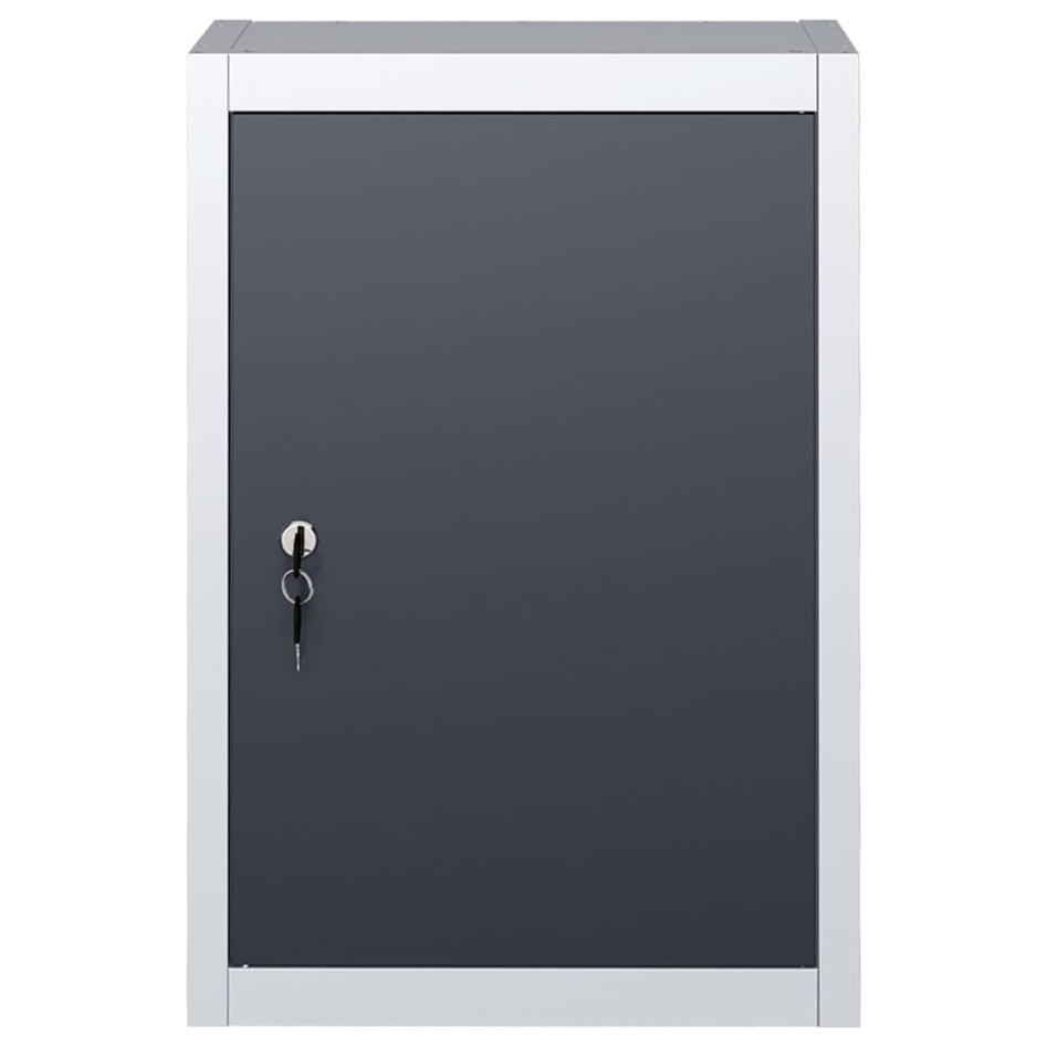 Armario de herramientas de pared industrial metal gris y