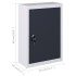 Armario de herramientas de pared industrial metal gris y