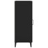 Aparador de madera contrachapada negro 34,5x34x90