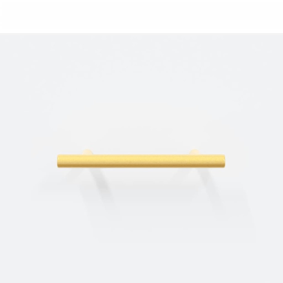 Aparador de madera de ingeniería blanco 69,5x34x90