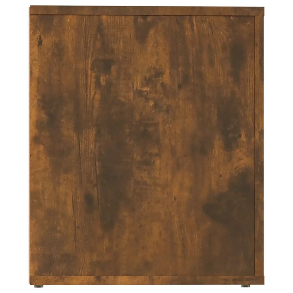 Mesitas de noche 2 unidades color roble ahumado 50x39x47