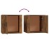 Mesitas de noche 2 unidades color roble ahumado 50x39x47
