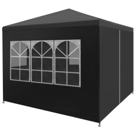 Carpa para celebraciones gris antracita 3x3