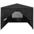 Carpa para celebraciones gris antracita 3x3
