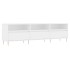 Mueble de TV madera contrachapada blanco 150x30x44,5