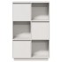 Aparador alto de madera maciza de pino blanco 74x35x117
