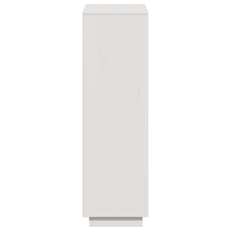 Aparador alto de madera maciza de pino blanco 74x35x117