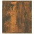 Mesitas de noche de pared 2 uds roble ahumado 50x36x40