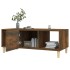 Mesa de centro madera contrachapada roble ahumado 102x50x40