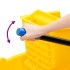 Cubo para fregona con escurridor y ruedas PP amarillo 36