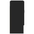 Armario de pared madera contrachapada negro 60x31x70