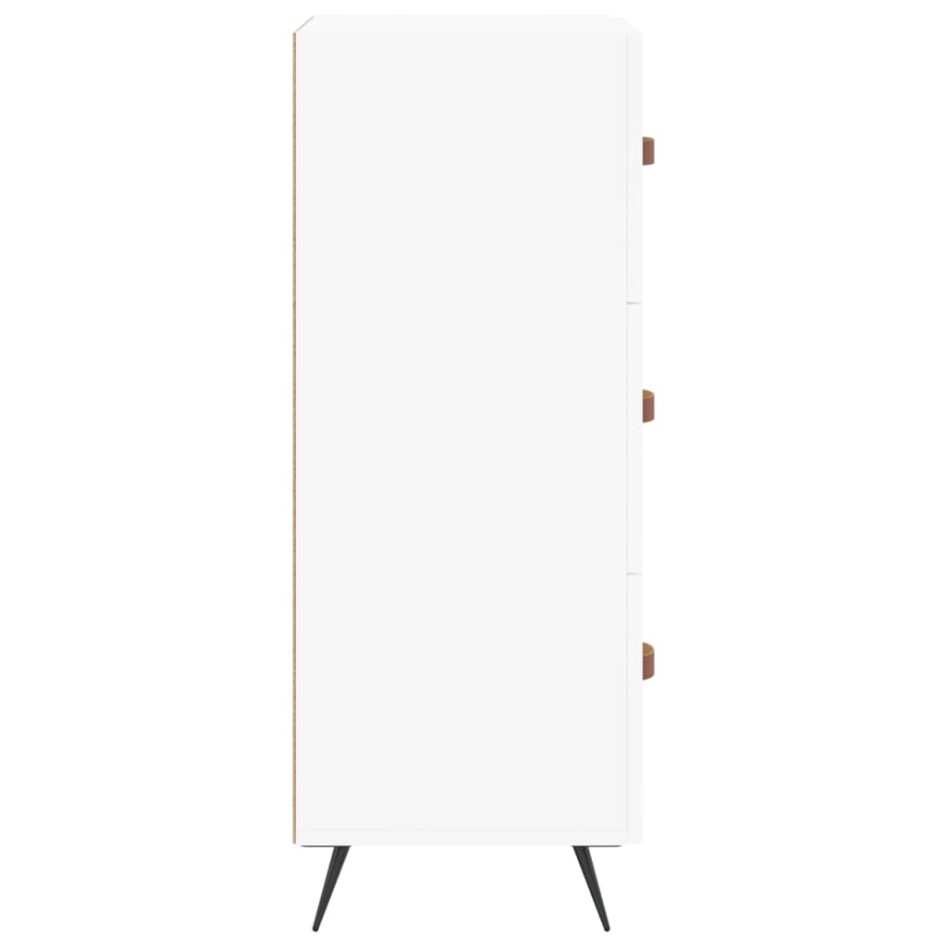 Aparador madera de ingeniería blanco 34,5x34x90