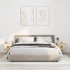 Mesita de noche de pared 2 uds color roble Sonoma 41,5x36x28