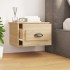 Mesita de noche de pared 2 uds color roble Sonoma 41,5x36x28