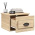 Mesita de noche de pared 2 uds color roble Sonoma 41,5x36x28