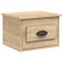 Mesita de noche de pared 2 uds color roble Sonoma 41,5x36x28
