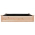 Jardinera arriate con forro madera maciza abeto 120x60x25