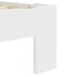 Estructura de cama de madera maciza de pino blanco 120x200