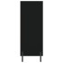 Estantería madera de ingeniería negro 69,5x32,5x90