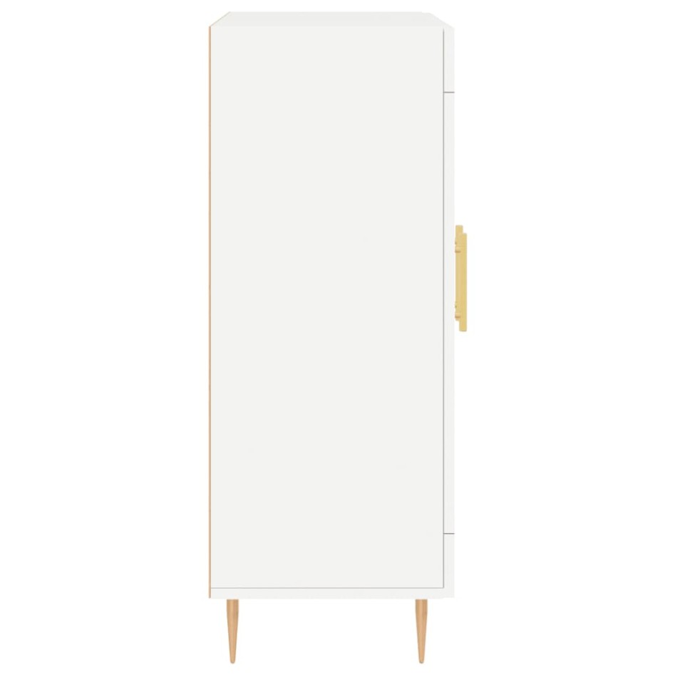 Aparador de madera de ingeniería blanco 69,5x34x90