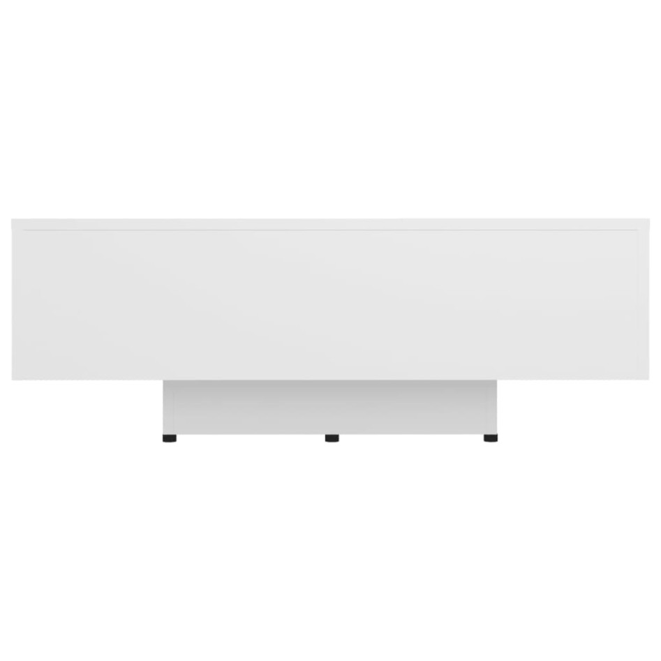 Mesa de centro madera contrachapada blanco 85x55x31