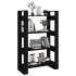 Estantería/divisor de espacios madera pino negro 80x35x125